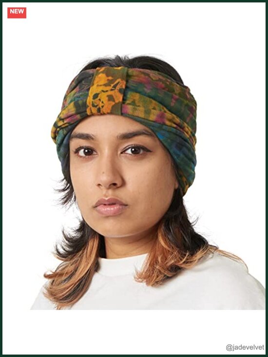 Chunky Knot Headwrap Turban Hair Wrap Elastic Scarf Boho Bandana Unisex main image 5